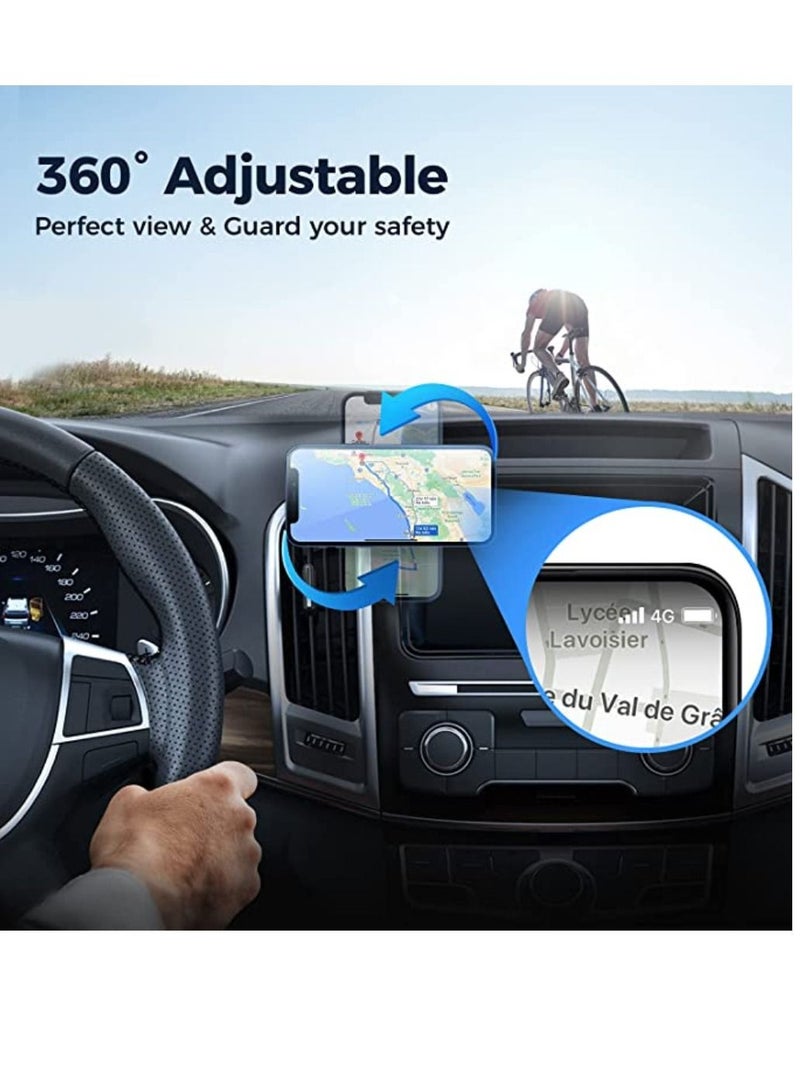 360 Degree Adjustable Magnetic Universal Car Phone Holder Dashboard Mount  - Image 2