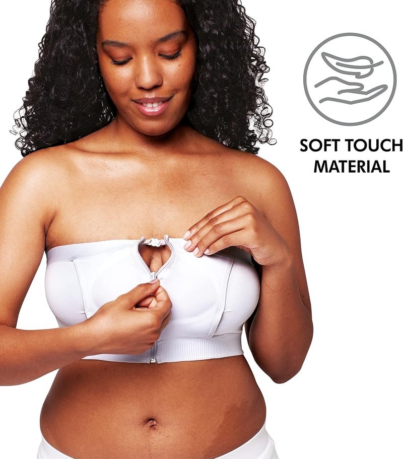 ميديلا حمال الصدر Medela Hands Free with Easy Expression Extraction، مصنوع من مادة قابلة للتمدد لضمان ملاءمة مثالية - Image 3
