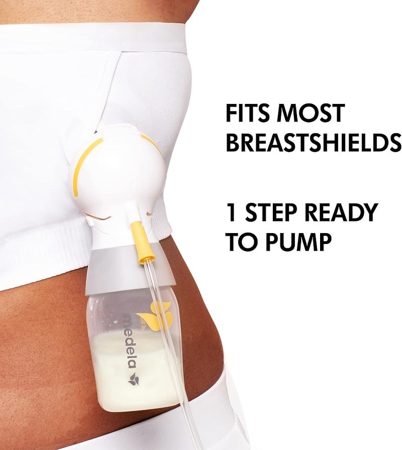 ميديلا حمال الصدر Medela Hands Free with Easy Expression Extraction، مصنوع من مادة قابلة للتمدد لضمان ملاءمة مثالية - Image 5