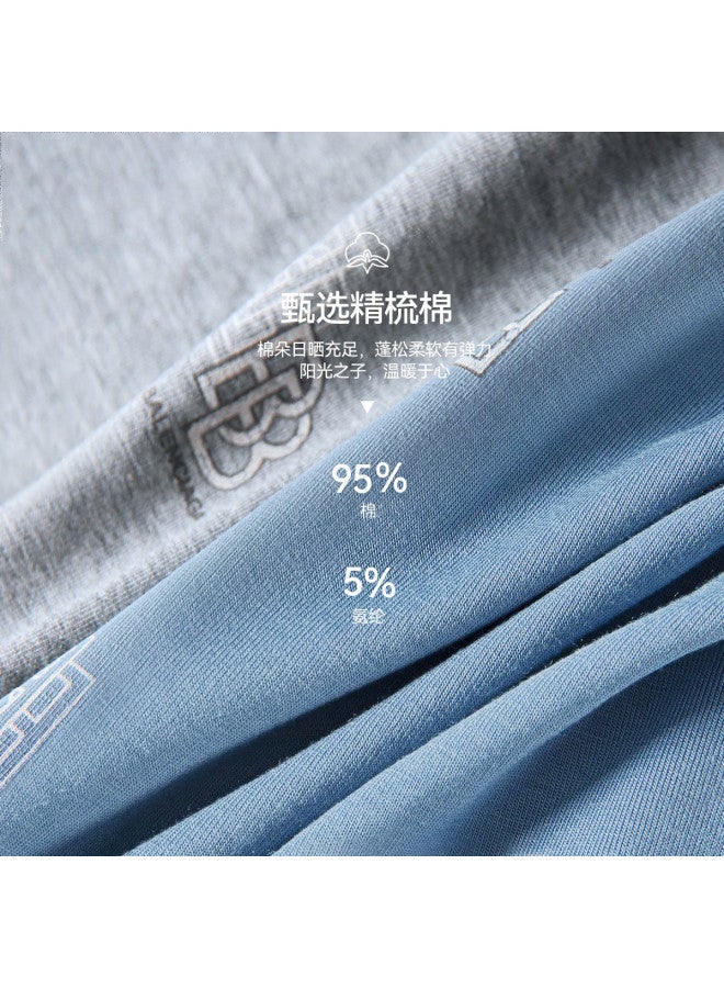 Fenton Fenteng  Men's Underwear Mid-rise Boxer Briefs Cotton Printed Underwear Breathable Gusset For Spring/summer - Image 3