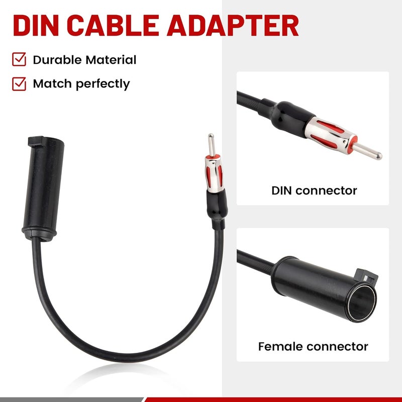 RED WOLF Radio Wiring Harness w/Antenna Adapter Compatible with Nissan 1998-2012 Frontier Pathfinder Titan, for Infiniti 1990-2008 G2/QX4 Install Aftermarket Stereo CD Receiver Cable Connector Kit - Image 5