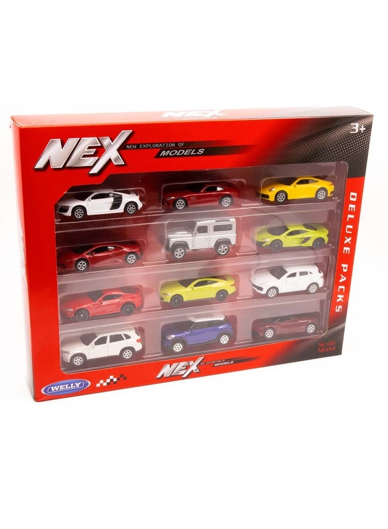 ويلي مجموعة نماذج سيارات معدنية من ويلي ديكاست مكونة من إثنا عشر قطعة، مقاس ثلاثة بوصات - Image 1