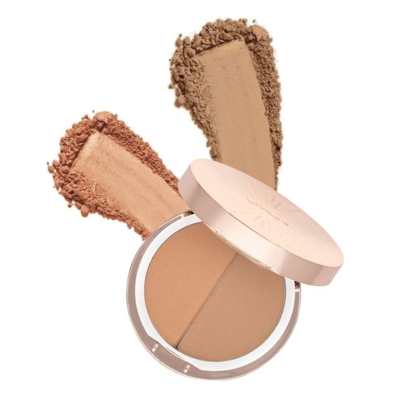 Emani Blush & Bronzer - Natural Mineral Pressed Bronzer for Face - Radiant Skin Blush for Sun Kissed Glow, All Skin Types including Sensitive Skin, Copacabana - Image 2