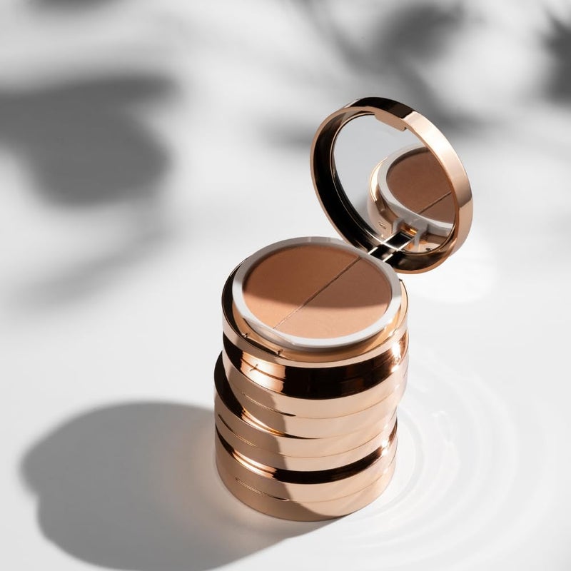 Emani Blush & Bronzer - Natural Mineral Pressed Bronzer for Face - Radiant Skin Blush for Sun Kissed Glow, All Skin Types including Sensitive Skin, Copacabana - Image 3