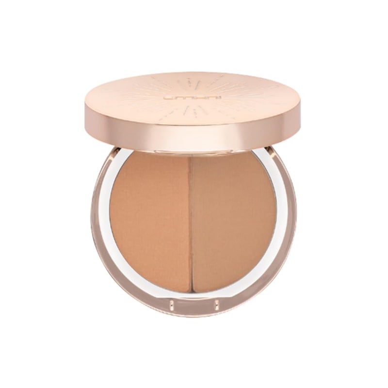 Emani Blush & Bronzer - Natural Mineral Pressed Bronzer for Face - Radiant Skin Blush for Sun Kissed Glow, All Skin Types including Sensitive Skin, Copacabana - Image 1