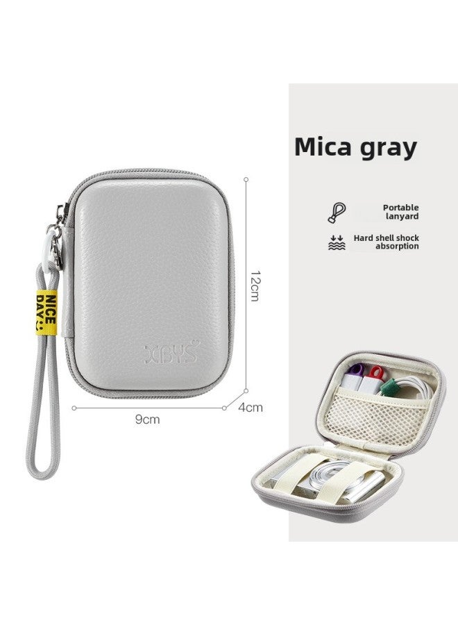 CCD Camera Bag Storage Box Mini Camera Shockproof Box For sony Canon Fuji Camera Waterproof Protective Cover-Color:Mica Gray + Lanyard  - Image 1