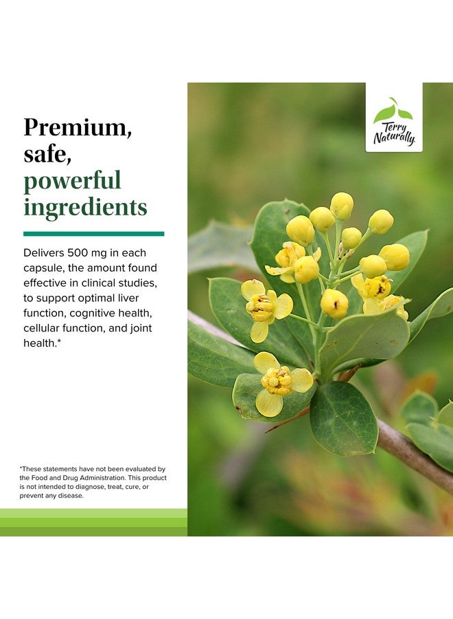 Terry Naturally Berberine - Dietary Supplement with Berberine - Liver Health Supplement for Metabolism Support - Joint Health Support for Men & Women - 60 Capsules (Pack of 2) - Image 5