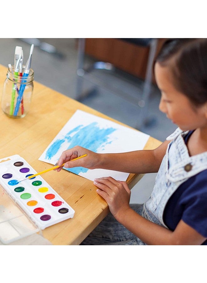 Crayola مجموعة ألوان مائية متنوعة من كرايولا للأطفال، تشمل فرشاة رسم مريحة للأطفال، 16 قطعة - Image 4