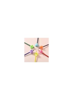 6 Pcs Pencil Grips with 3 Finger Rings for Kids Handwriting, 6 Colors Pencil Holders for Toddler Writing Tool, Ergonomic Pencil Gripper Cushions