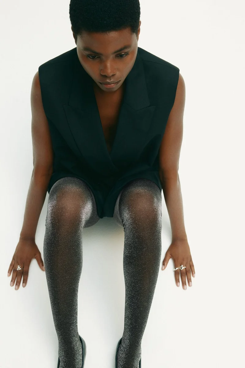 H&M Glittery tights