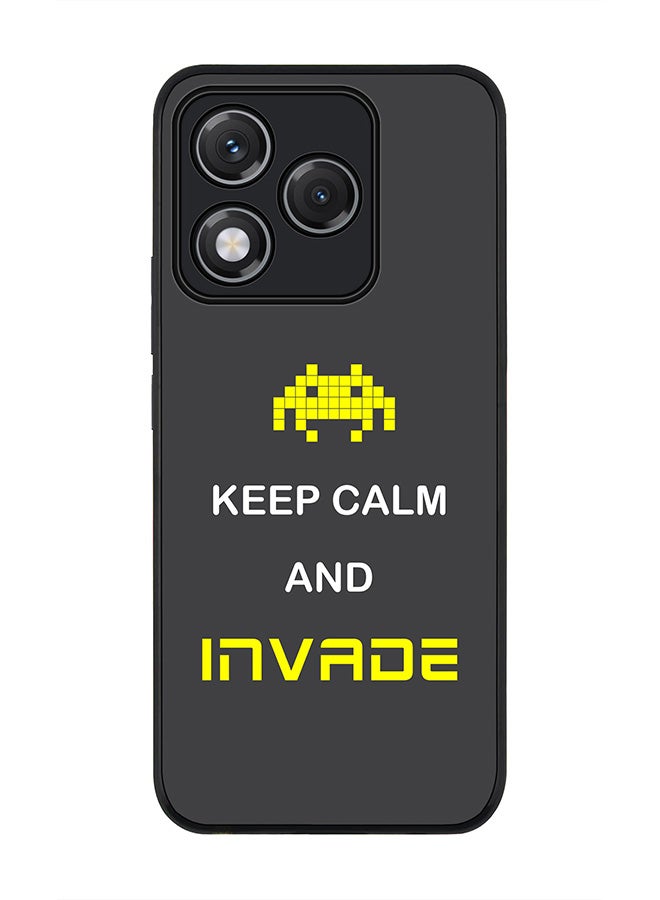 Stylizedd For Honor 400 Lite Case,Slim fit Camera Protection, Shockproof Thin Phone cover  - Keep Calm And Invade - Image 1