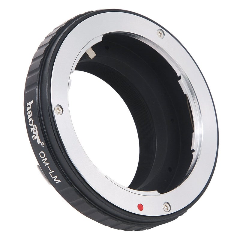 Haoge Lens Mount Adapter for Olympus OM Zuiko Mount Lens to Leica M LM Mount Camera Such as M240, M240P, M262, M3, M2, M1, M4, M5, M6, MP, M7, M8, M9, M9-P, M Monochrom, M-E, M, M-P, M10, M-A - Image 2