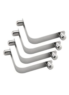 DGHAOP Kayak Paddle Spring Clips 4Pcs 9.5Mm Steel Tent Pole Clips Push Button Spring Snap Clip Locking Tube Double Pin  - Image 1