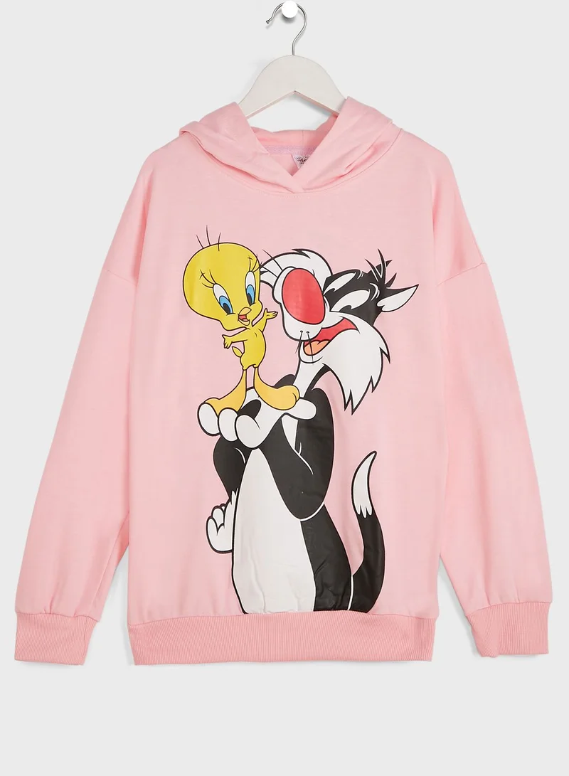 Warner Bros Youth Looney Tunes Tweety Hoodie