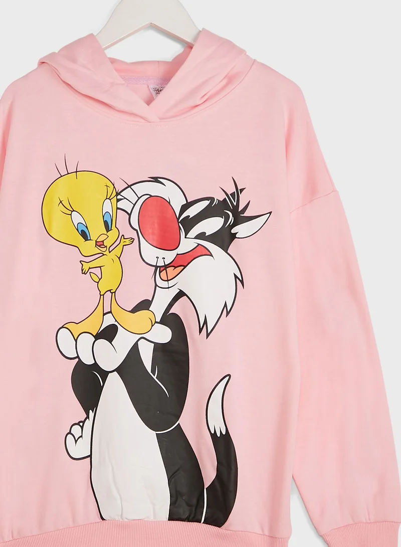 Warner Bros Youth Looney Tunes Tweety Hoodie