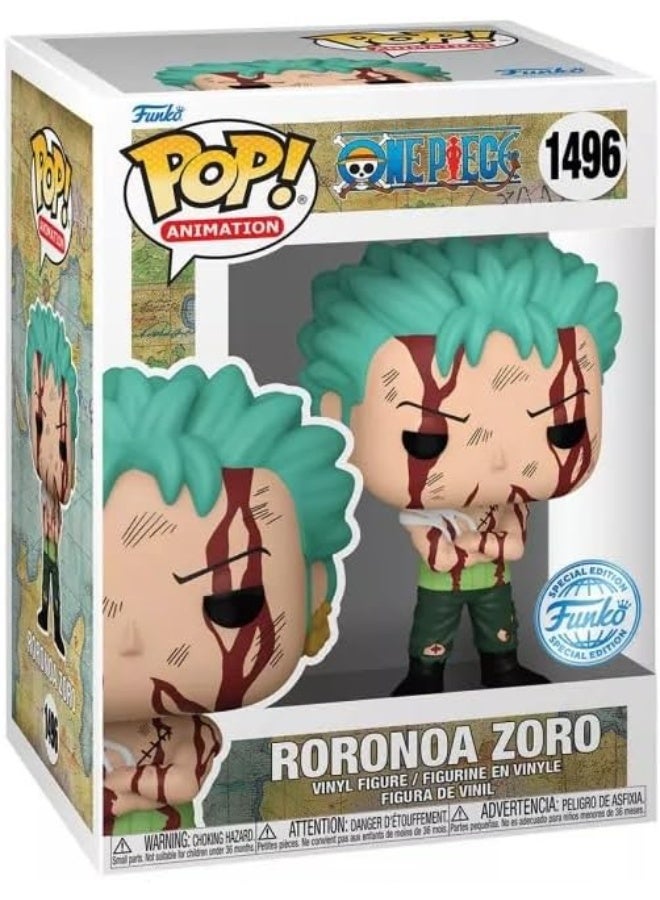 Funko Pop! Animation: One Piece - Zoro "Nothing Happened" (Exc) (FU76879) - Image 2
