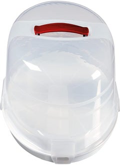 Curver Curver 219974 Round Cake Box 27.5 x 27.5 x 8cm Plastic White 