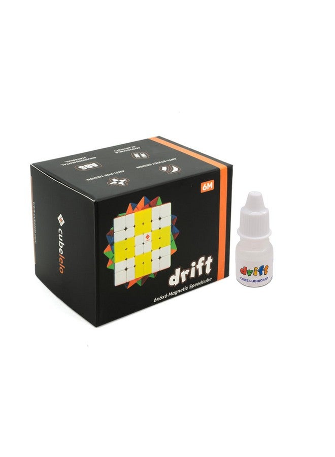 Cubelelo Cubelelo Drift 6M 6x6 Magnetic Speed Cube with Premium Lubricant Combo Advanced Magnetic Stability, Precision Engineering, and Speed Enhancement for Expert Solvers for Adult,Kid  - Image 3