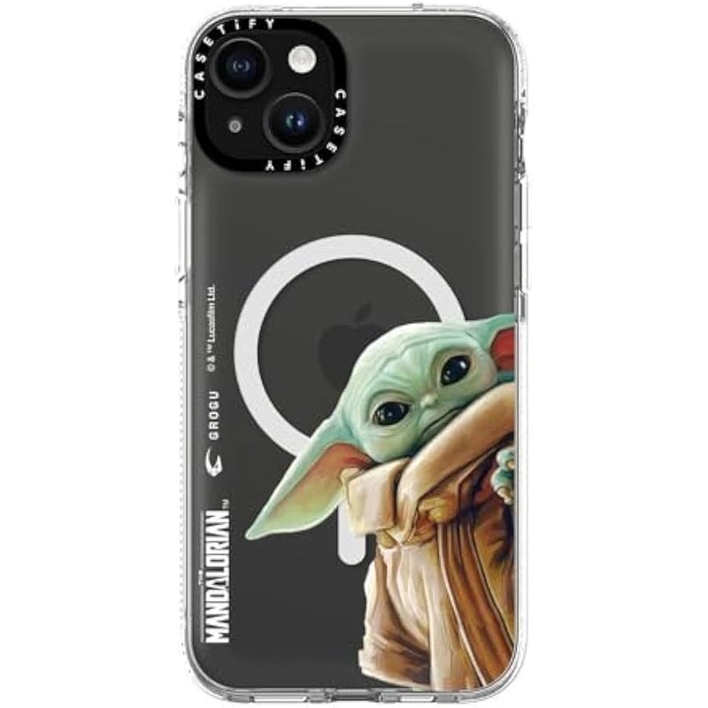 Casetify Clear iPhone 15 Plus Case 【Mandalorian Co-Lab/Not Yellowing / 6.6ft Drop Protection/Compatible with Magsafe】 - Grogu - Clear - Image 5