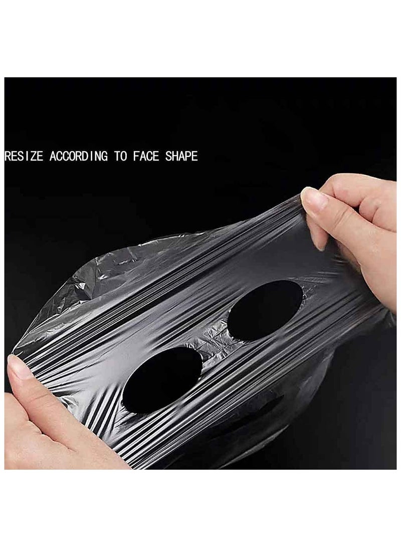 Facial Plastic Wrap,Disposable Plastic Mask, DIY Disposable Female Mask 100 Sheets,Lock In Water And Moisturize Persistently - Image 5