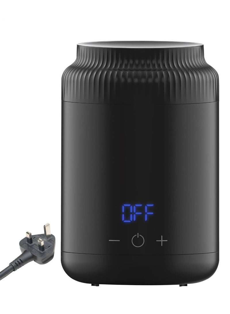 Mini Wax Pot Warmer for Hair Removal - Professional Portable Digital Wax Heater Machine for Facial Body SPA Salon with 200ml Non-stick Pot ℃/℉ Switchable Display - Image 1