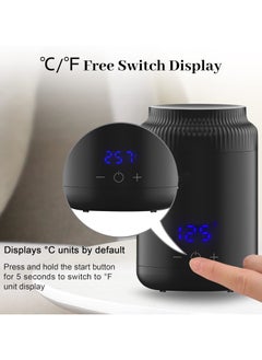 Generic Mini Wax Pot Warmer for Hair Removal - Professional Portable Digital Wax Heater Machine for Facial Body SPA Salon with 200ml Non-stick Pot ℃/℉ Switchable Display  - Image 4