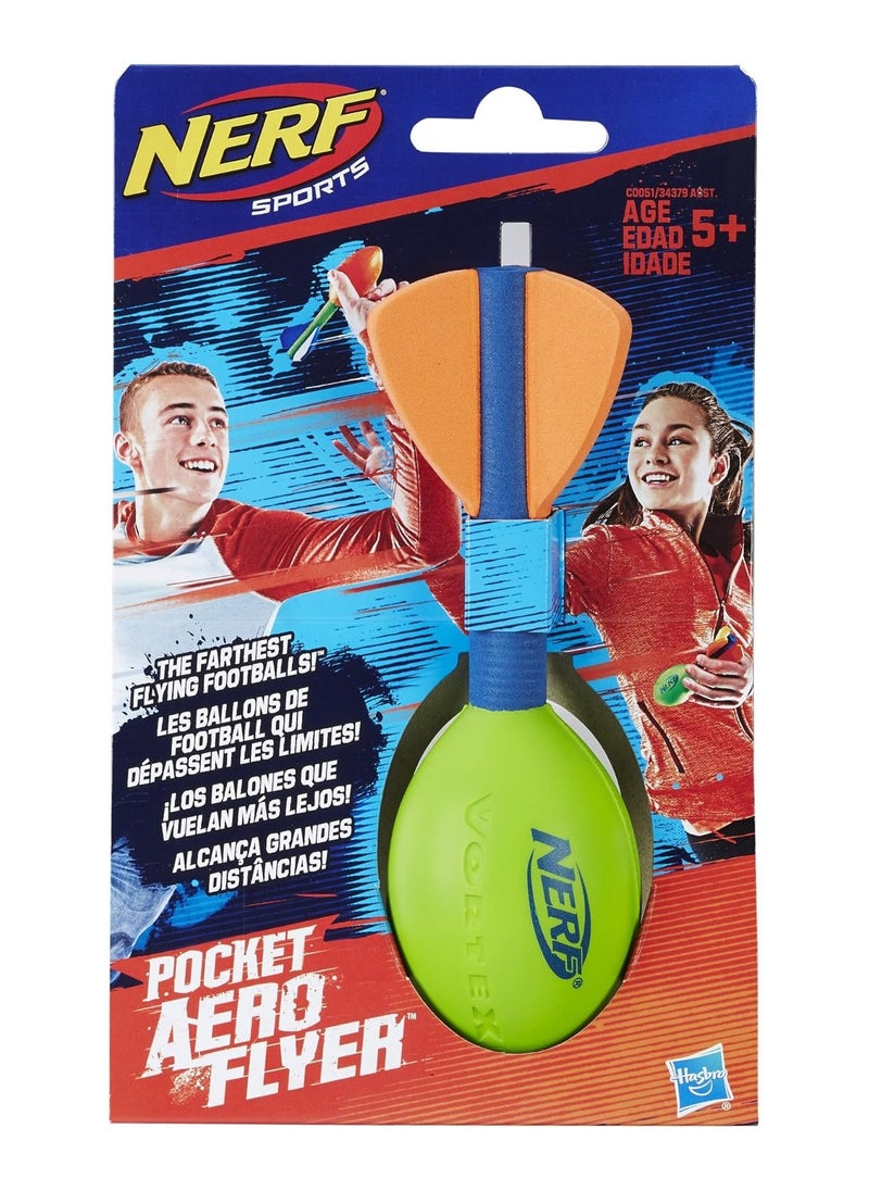 HASBRO - GAMING - Nerf Hasbro Sports Pocket Aero Flyer (Green) - Image 1