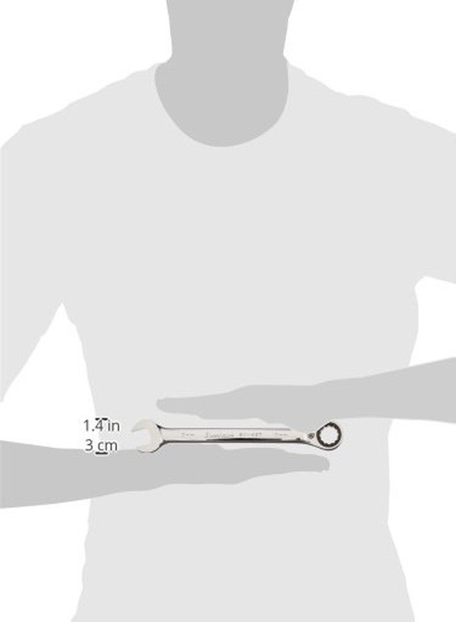 Proto Blackhawk By Proto BW-1467 12 Point Combination Reversible Ratcheting Wrench, 17mm, Full Polish Finish - Image 3