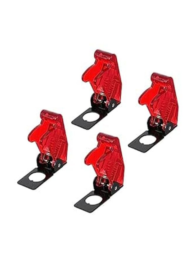 Transparent Toggle Switch Safety Covers 4 Pack Prevent Accidental Switching for Home Office Hotel - Image 1