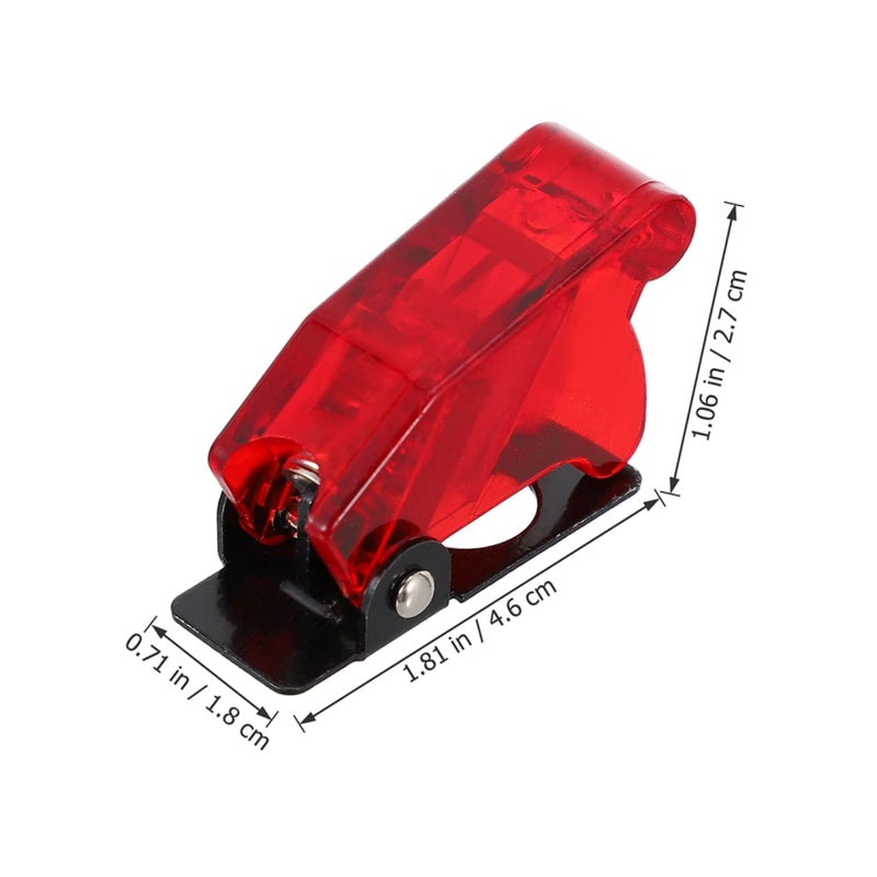 Transparent Toggle Switch Safety Covers 4 Pack Prevent Accidental Switching for Home Office Hotel - Image 3