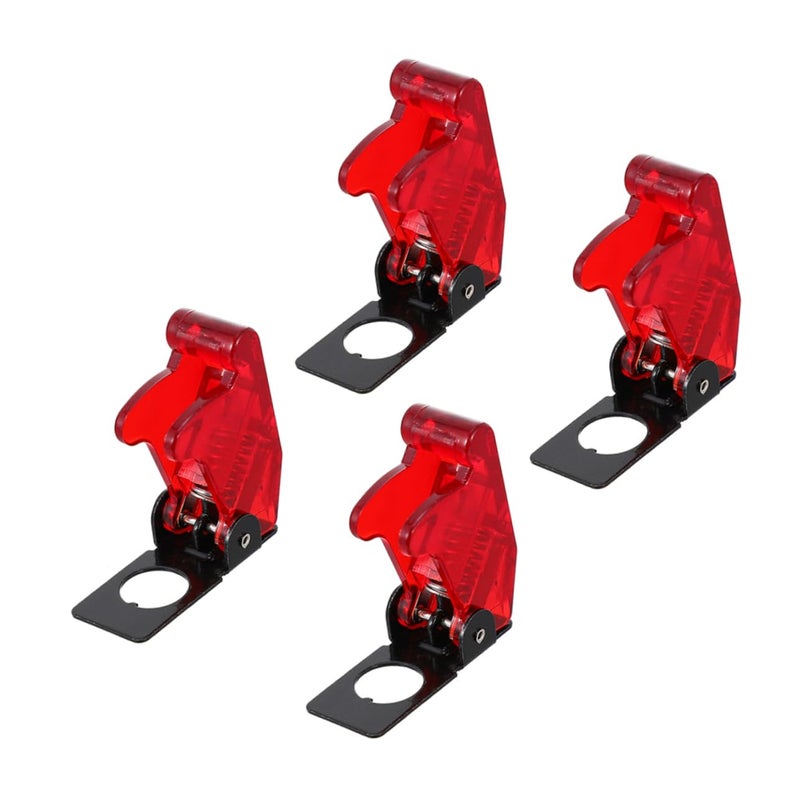 Transparent Toggle Switch Safety Covers 4 Pack Prevent Accidental Switching for Home Office Hotel - Image 2