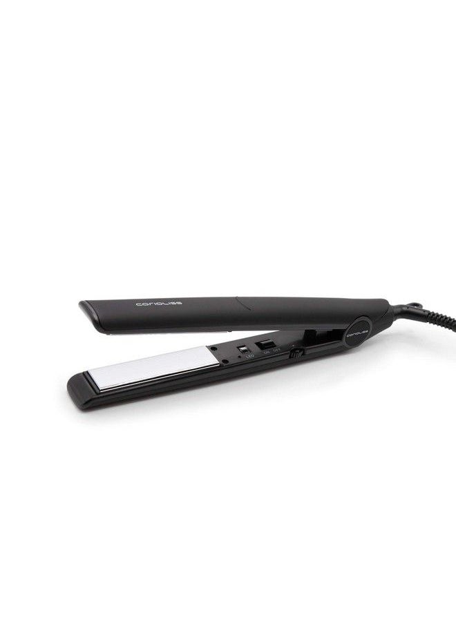 Corioliss - C1 Flat Iron Hair Straightener Professional Titanium Plates Temperature Control Travel Case (Classic Black Edition) - Image 1