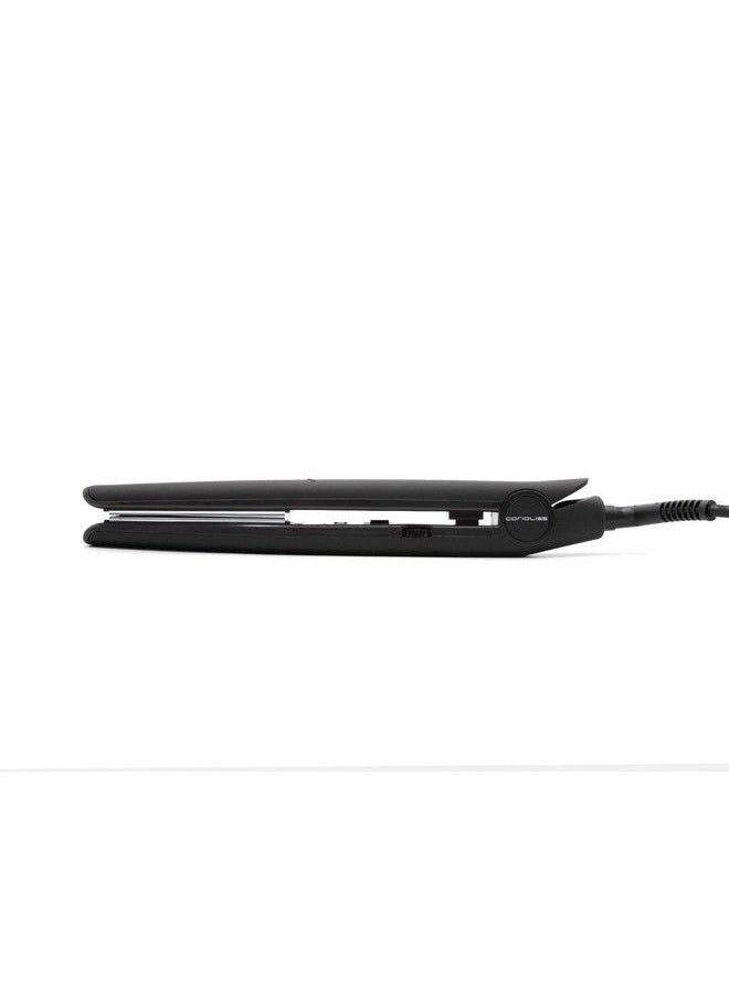 Corioliss - C1 Flat Iron Hair Straightener Professional Titanium Plates Temperature Control Travel Case (Classic Black Edition) - Image 1