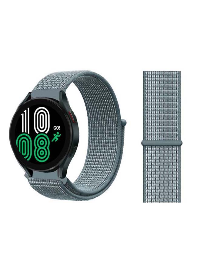 Perfii Replacement Nylon Loop Band 20mm For Samsung Galaxy Watch4 40/44mm Celestial Teal - Image 1