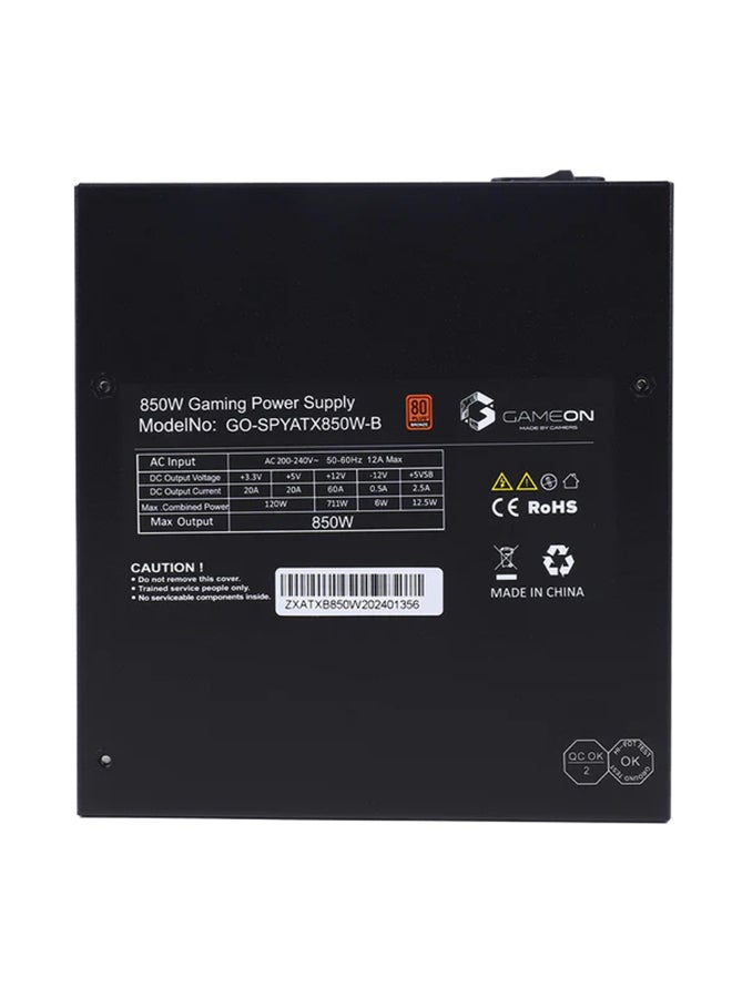 جايم أون مزود الطاقة SPY2 ATX 850 WATTS 80 PLUS BRONZE Value للألعاب - Image 4