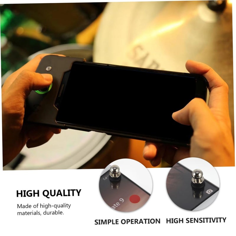 LABRIMP Mobile Phone Game Button 2pcs Game Joystick Metal for Gaming Triggers Screen - Image 4