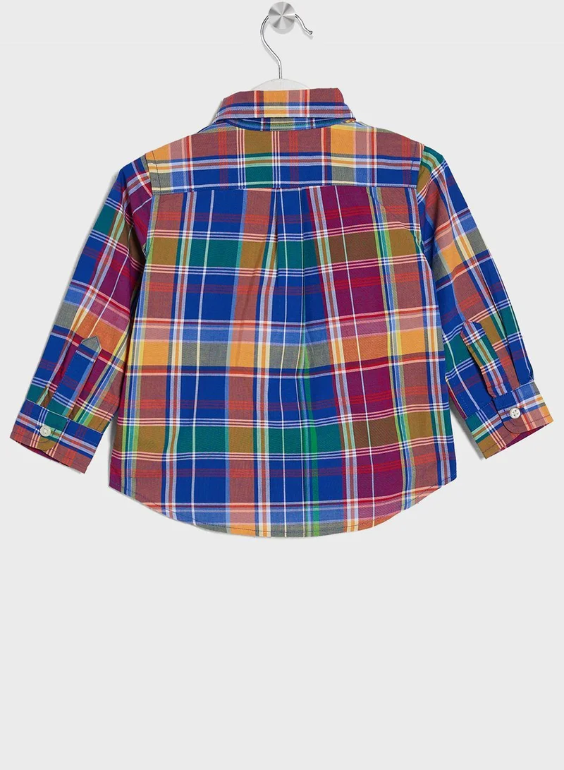 POLO RALPH LAUREN LS Checkered Shirt & Chino Pants Set