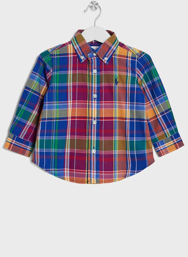 POLO RALPH LAUREN LS Checkered Shirt & Chino Pants Set
