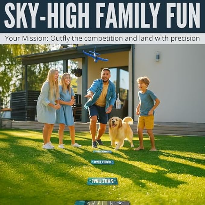 EntireFlight Carrier Landing Pursuit  Naval Aviation Game with Foam Gliders Aircraft Carrier Challenge Airplane Glider Model Planes Flying Soft Planes Novelty Board Games - Image 3