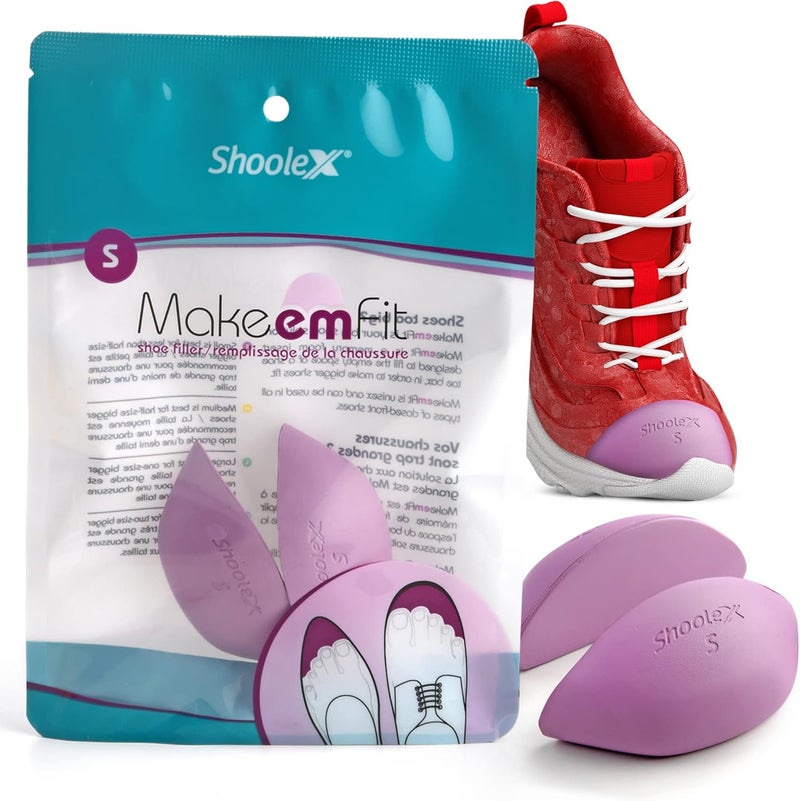 Shoe Filler for Too Big Shoes Men/Women Toe Cushion Insert to Make Shoes Fit Tighter Memory Foam Shoe Size Reducer for Sport Dress Casual High Heels and Boots Small