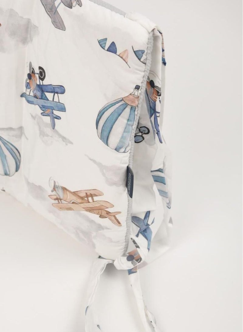 Babydream 4pcs set for crib-Grey - Image 5