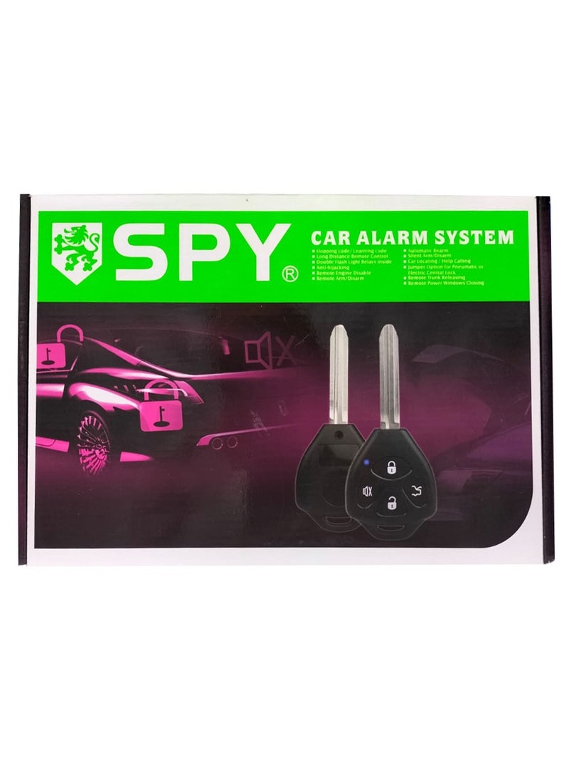 Original Toyota Alarm With Remote Control Spy-1002 - Image 2