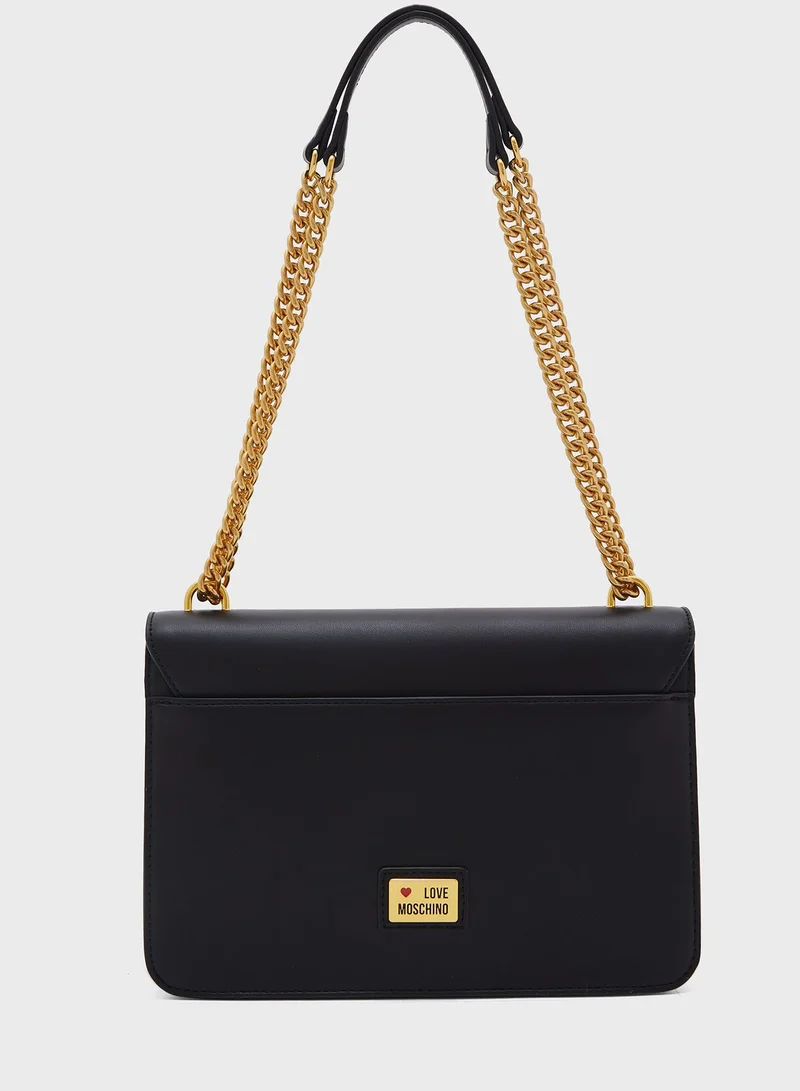 Love Moschino Flap Over Crossbody