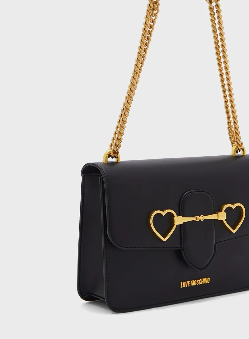 Love Moschino Flap Over Crossbody