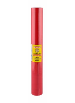 PARTNER Self Adhesive Roll With 10 Yards Length Red 
