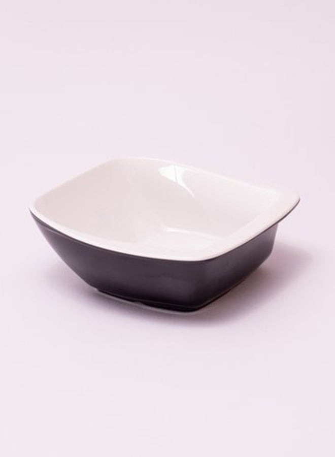 Melamine Ramadan Bowl 
Set Of 6 (L 14Cm H 5Cm) Double Colour Black