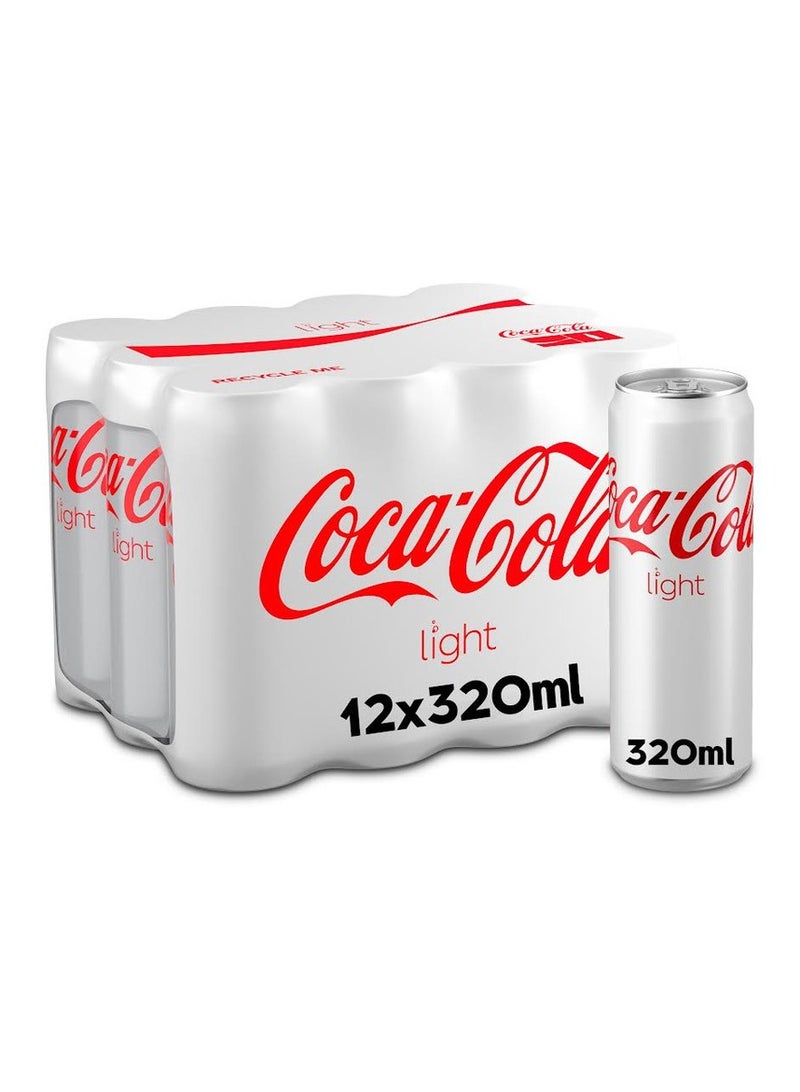 كوكا كولا مشروب غازي لايت 12x320مل - Image 1