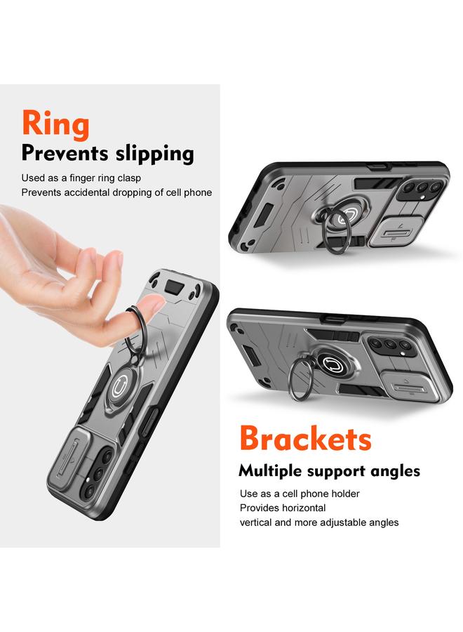 S-TOP Case For Samsung Galaxy S24 5G Camshield Ring Holder Phone Case - Image 2