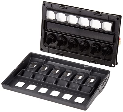 Blue Sea Systems 4307 WeatherDeck 12V DC Waterproof Switch Panel - 6 Position, Black - Image 3