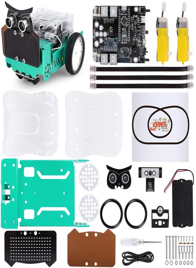 ELEGOO Owl Smart Robot Car Kit for Arduino Robotics for Kids Ages 8-12 12-16 STEM Science Kits Coding Robots Toys for 8+ Year Old Boys Girls Teens Circuits Engineering Building Projects - Image 1